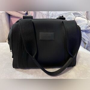 Dagne Dover Black Duffle Bag Durable and Weather-Resistant
